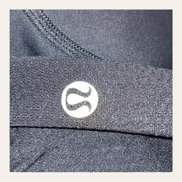 LULULEMON PACE RIVAL CROP MESH PANEL BLACK SIZE 4 IN GOOD CONDITION - Picture 9 of 9